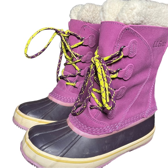 LlBean Snow boots EUC removable liner size 3 - Picture 1 of 8